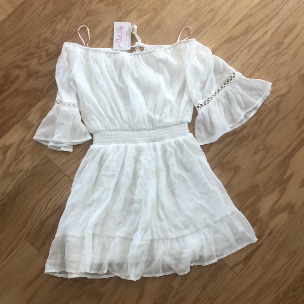 Pink Lily Stolen Dreams Off The Shoulder Dress